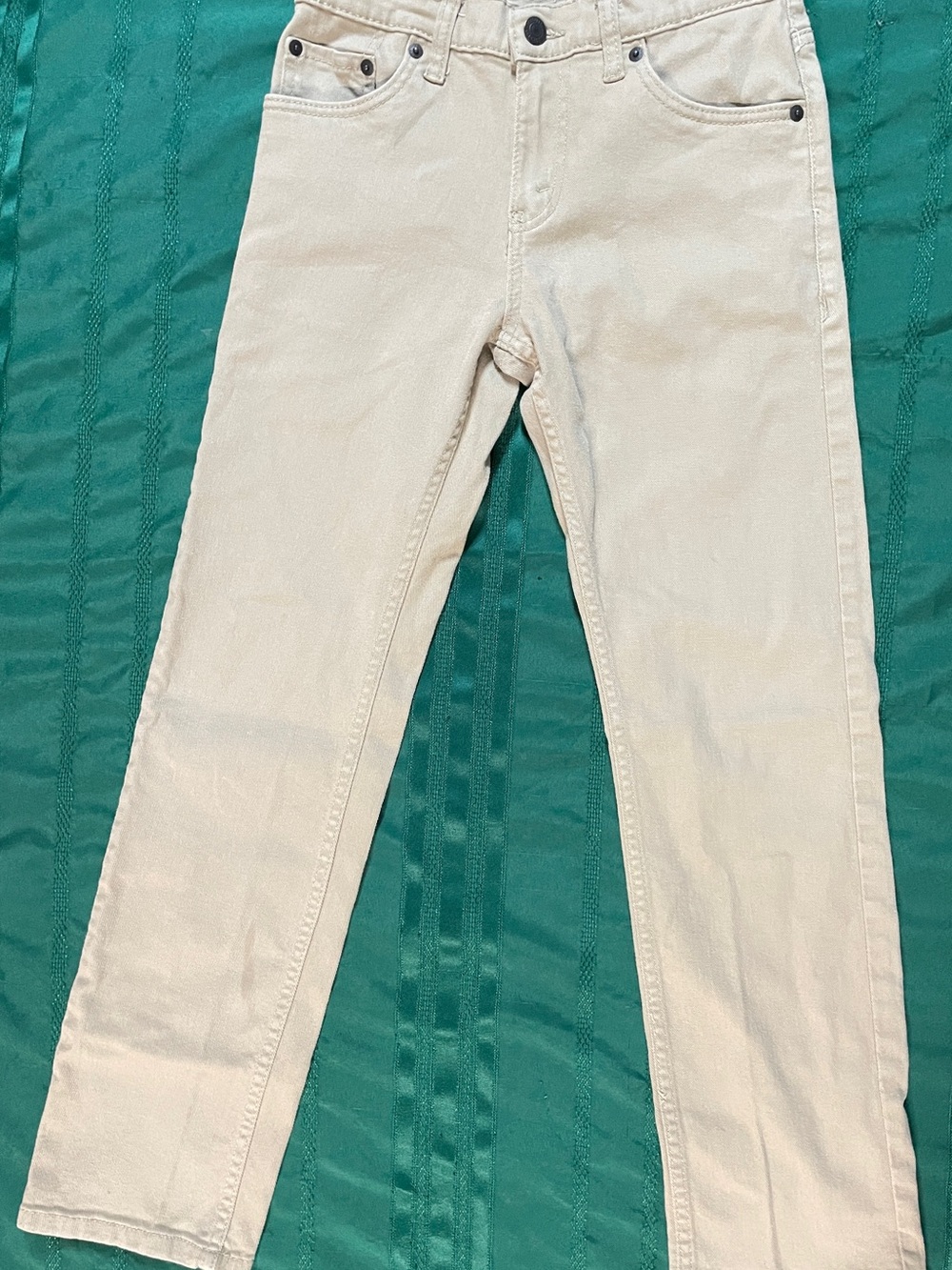 Levi's boys Beige Slim Jeans